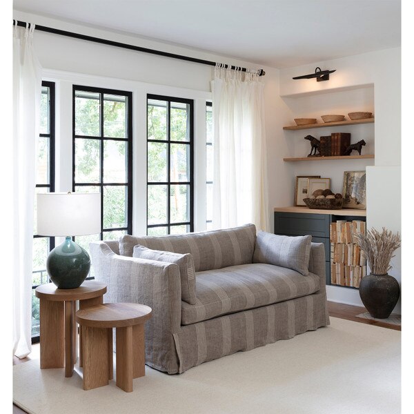 Fraya Round White Oak Side Table - Live from Detroit™
